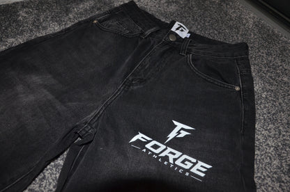 Forge Sunfade Vintage Wash Barrel Leg Jeans