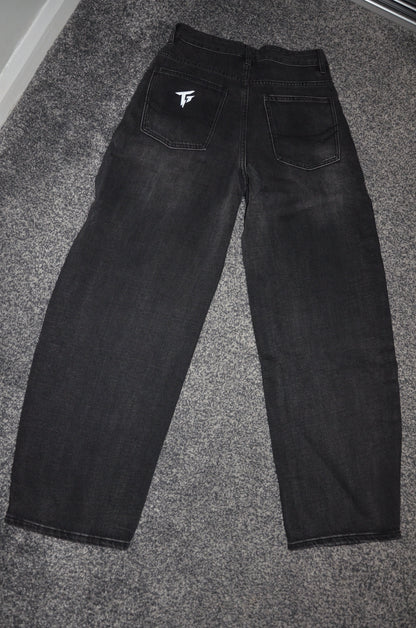 Forge Sunfade Vintage Wash Barrel Leg Jeans