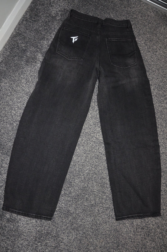 Forge Sunfade Vintage Wash Barrel Leg Jeans