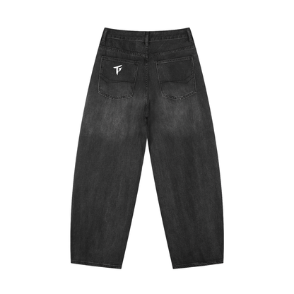 Forge Sunfade Vintage Wash Barrel Leg Jeans